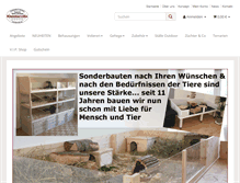 Tablet Screenshot of kleintiervilla.de